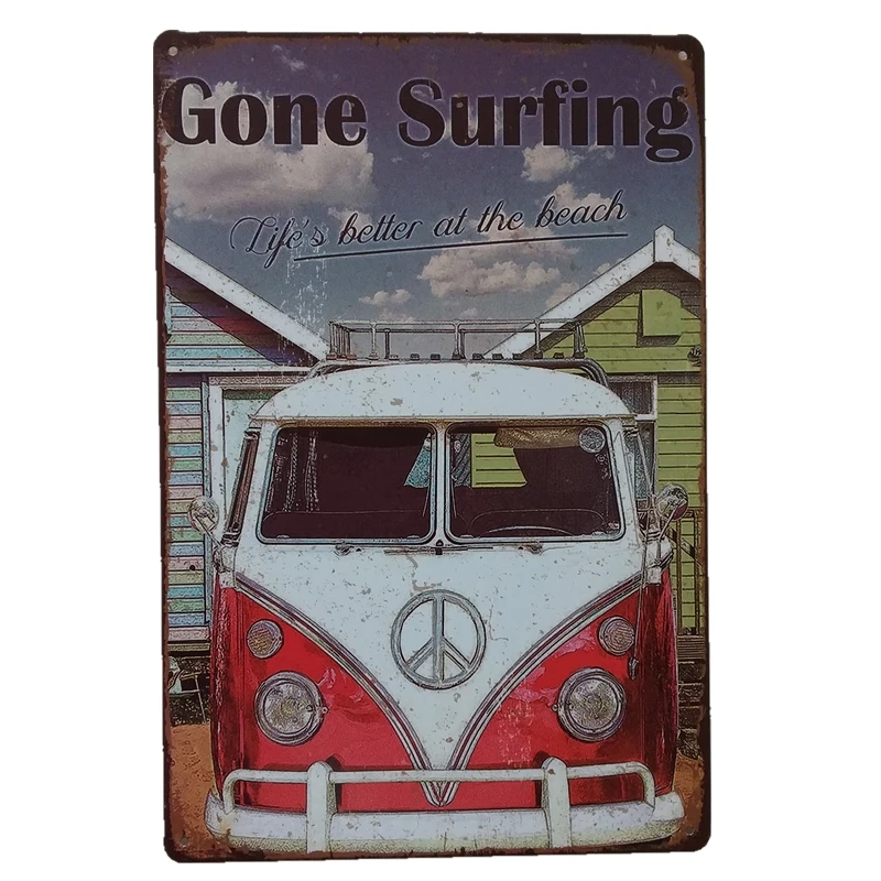 Decorative Posters Bar Retro Vintage Tin Signs Funny Metal Plaque Tin Sign Beer Tin Signs