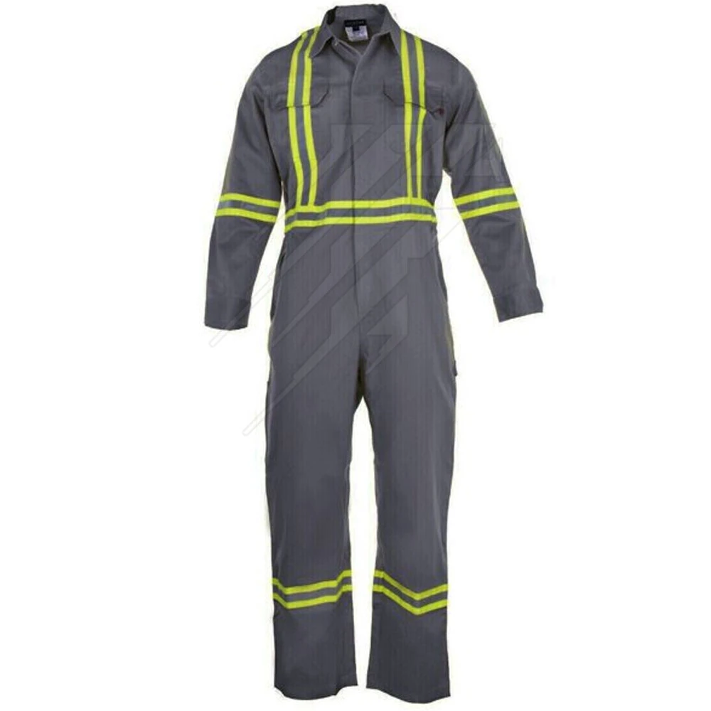 Customizable logo OEM ODM FR Coverall With Reflective Trim Flame Retardant Coverall