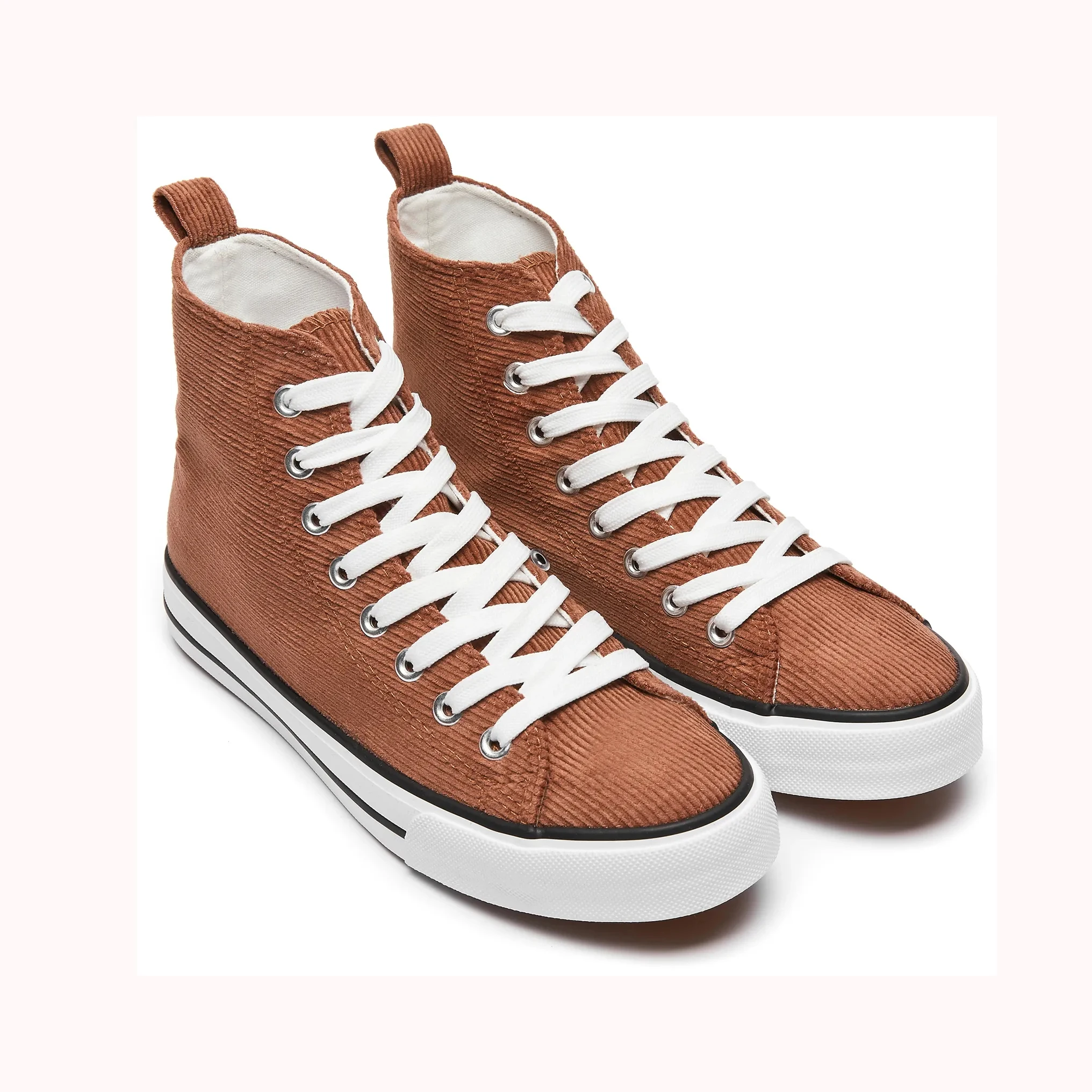 Wholesale Trendy Fashion Unisex Women Men White Canvas Shoes Comfortable Lace up Low Top Canvas Sneakers Classic Casual Shoes