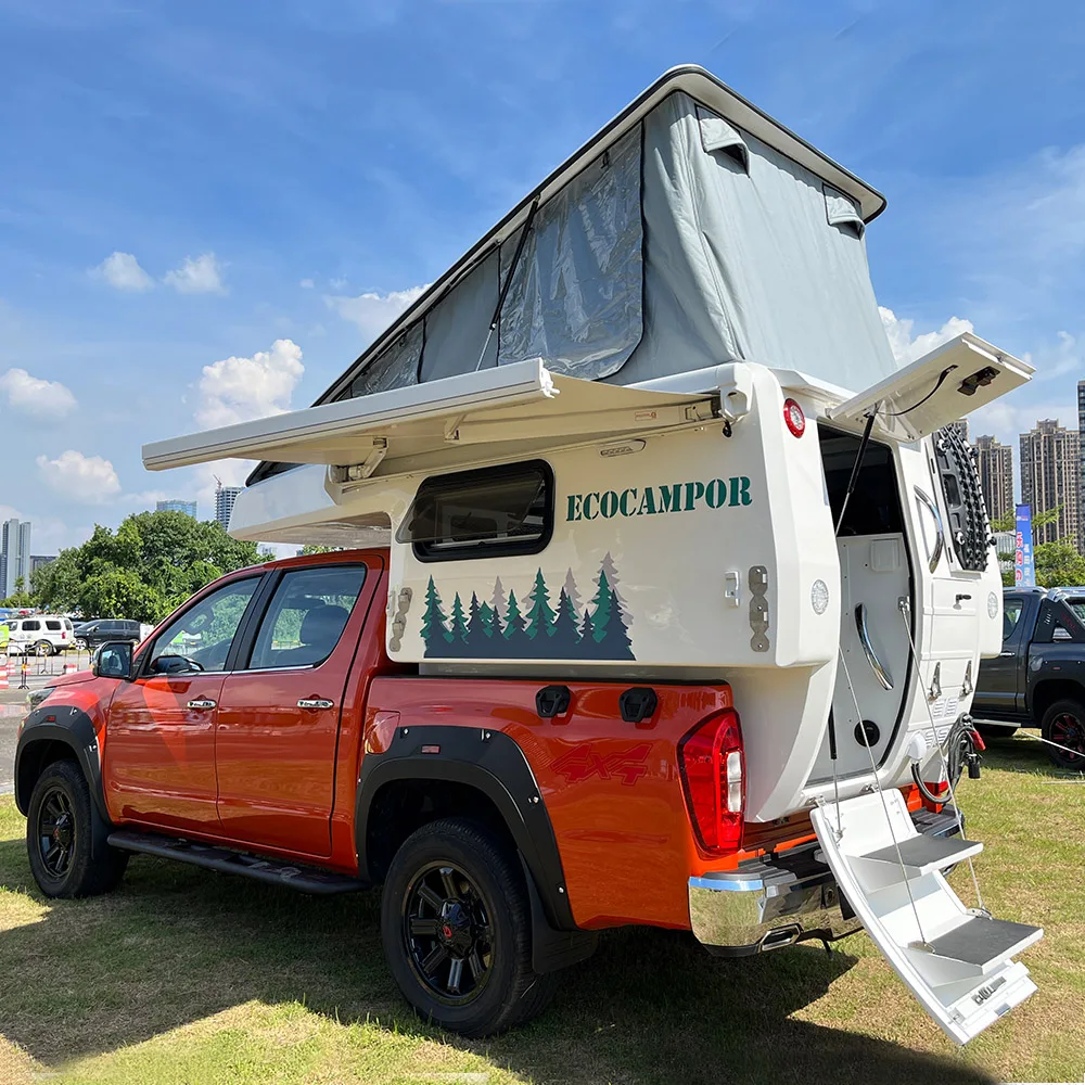 Ecocampor Manley Truck Camper топ из стекловолокна грузовик кемпинг для пикапа горка