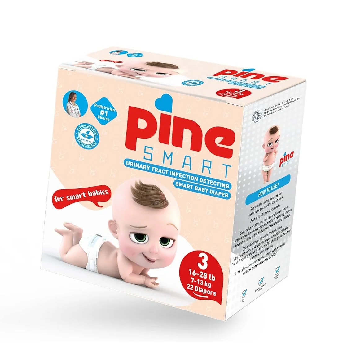 Сосновые умные сухие одноразовые умные детские подгузники всех размеров в наличии