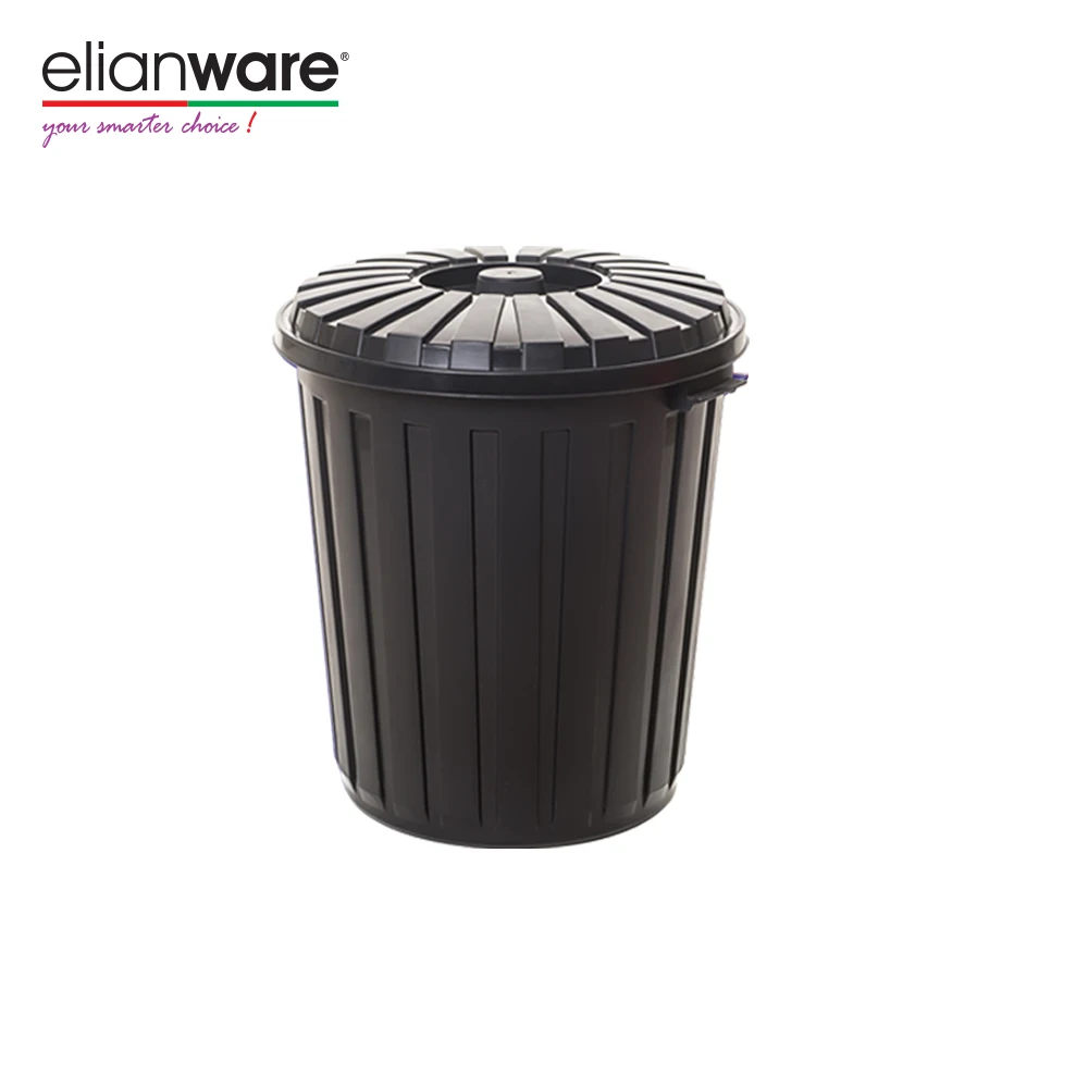 Elianware Restaurant New Heavy Duty Gallon Plastic Pail Large Garbage Trash Bin Kitchen Food Waste Bucket Dustbin