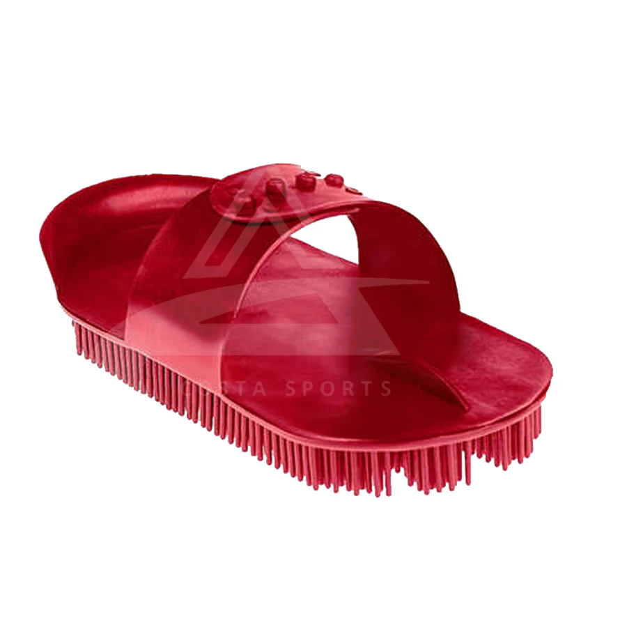 Customized Top Quality Plastic Base Leather Strap Soft Brushes For Horse Grooming By CST On Wholesale Rates