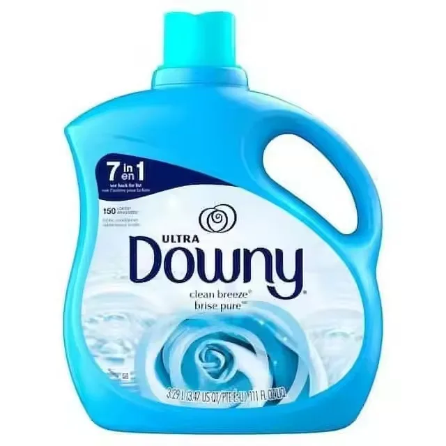 Downy Ultra Laundry Liquid Fabric Softener (Fabric Conditioner), Clean Breeze, 111 fl oz, 150 Load
