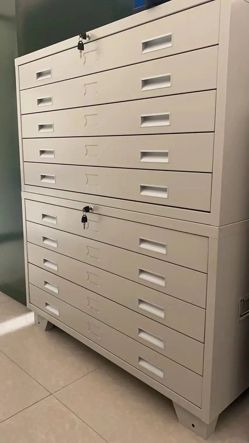 A0 and A1 paper map cabinet plan drawing filling flat storage filing cabinet map stand cabinet