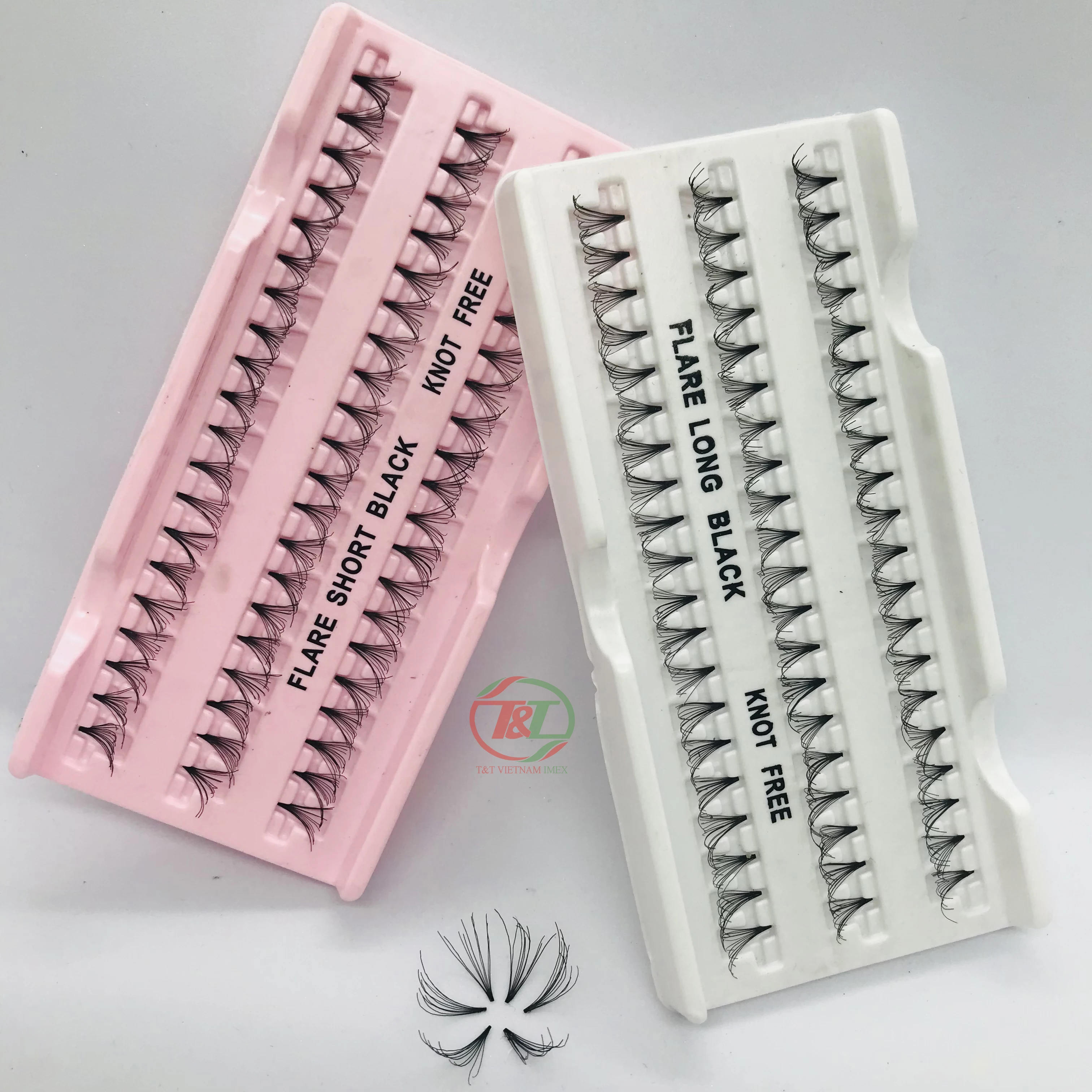 Vietnam wholesale good quality faux Individual eyelash extension lash trays supplies 60 clusters professional
