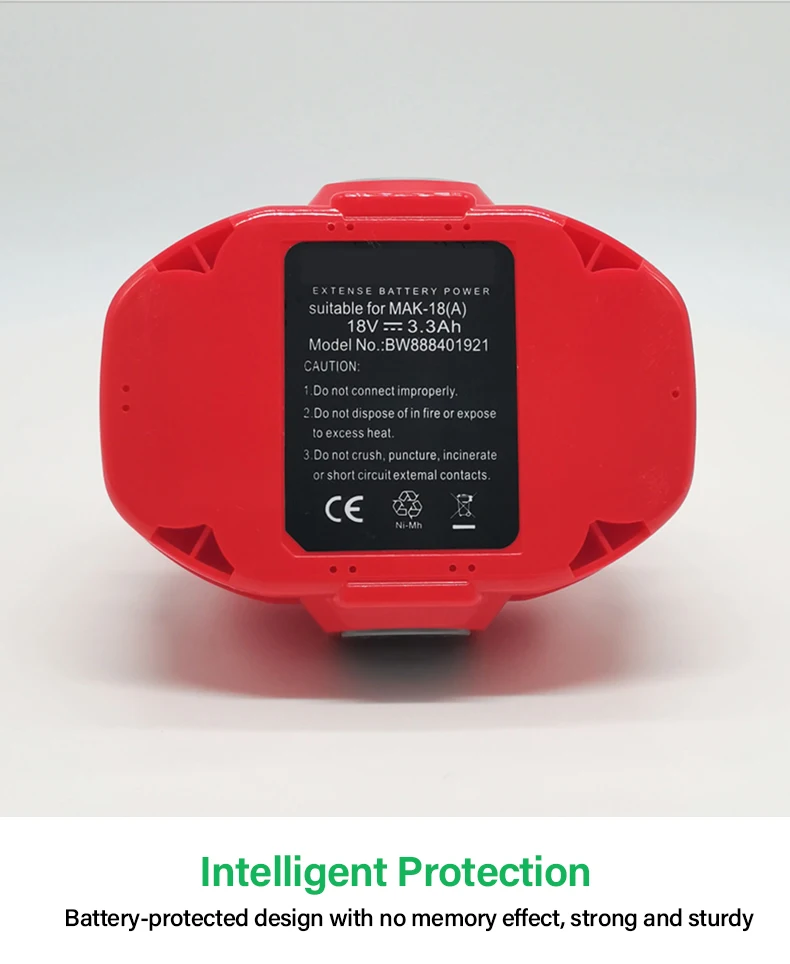 PA18 cordless tools battery 18V 3300mAh NI-CD NI-MH rechargeable power tool battery for Makitas impact drill Makitas battery