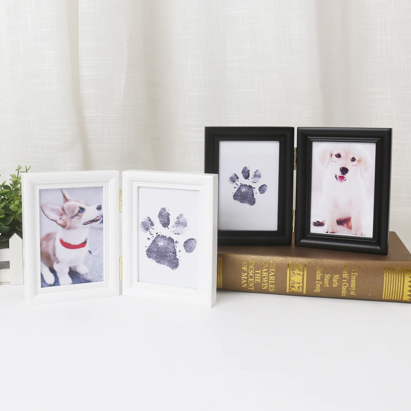 Cat Claw Dog Claw Stamp Commemorative Photo Frame With ink cartridge that does not dirty hands