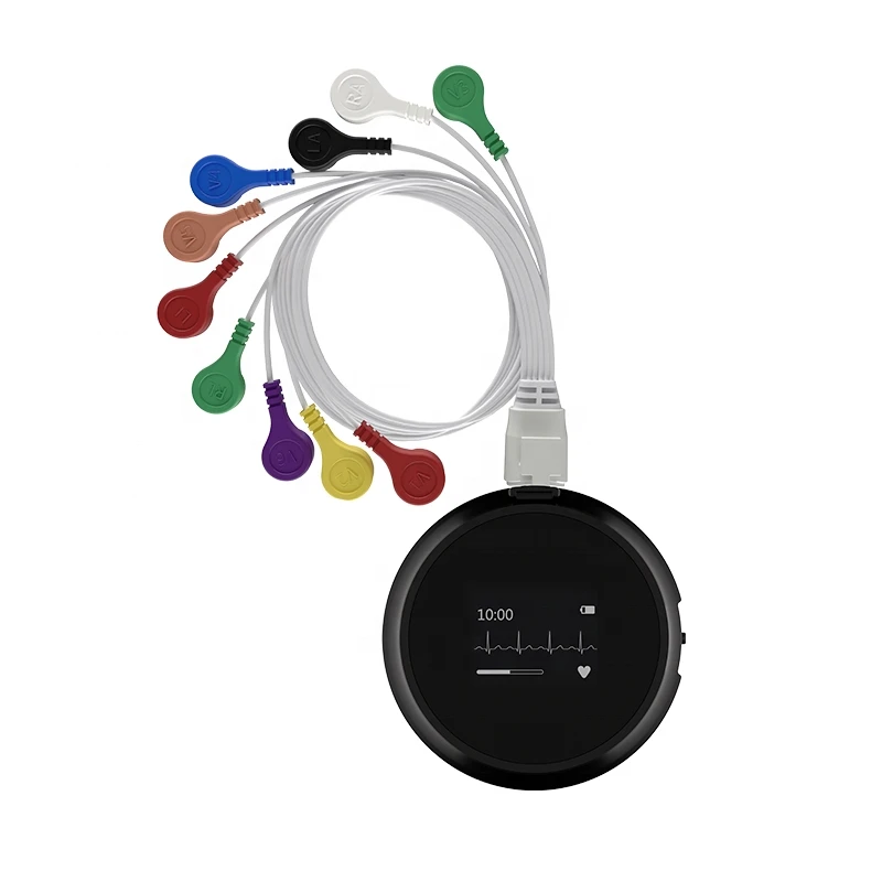 Wearable 72H Ekg Holter Monitor Real Time Monitoring Wearable Ecg Price Portable Ecg Holter Equipment