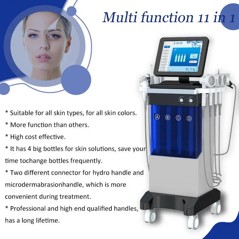 Professional hidrofacial machine diamond tip microdermabrasion facial machine