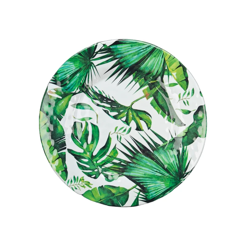 Wholesale Disposable round 3 Ps Plastic Plate Melamine Dish and Food Grade Dishes & Plates