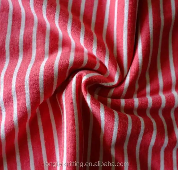 wholesale  modal & cotton color-stripes knitted fabric for bedding sofa