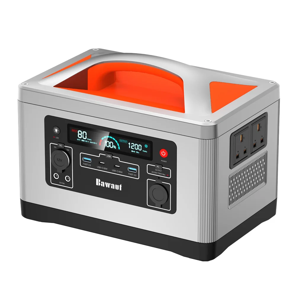 Portable Solar Panel Generator 1200W For Rv House Powersource AC Outlet