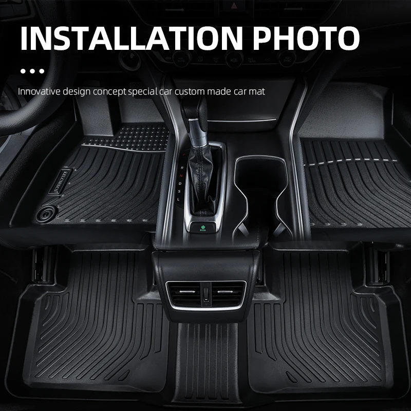 Anti-slip car pads foot mats 3D odorless right hand driver car floor liners carpet for Honda accord crv fit Jazz