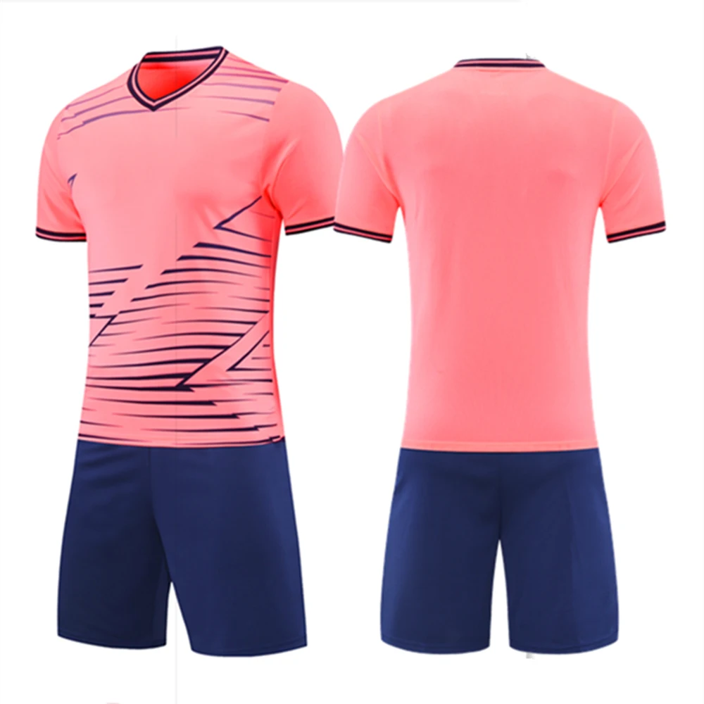 Kids Adult Soccer Jersey Set Women Men Football Training Suit Child Football Kit Soccer Shirt Shorts Sportswear Running Clothes