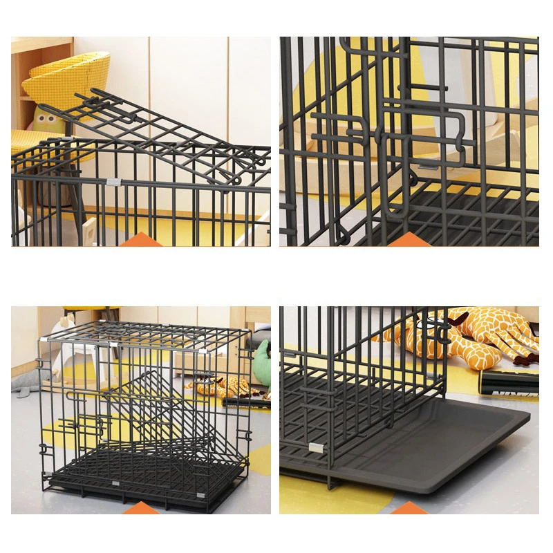 Disturibtor manufacturer pink fashion iron pet cages houses product stackable dog cage drop cage for dogs