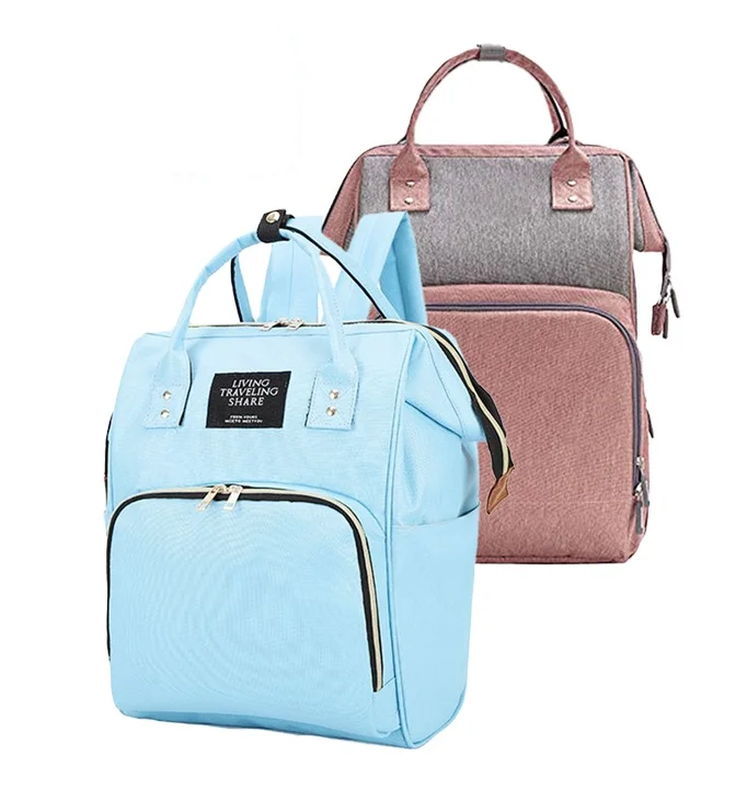 2022  NEW Nappy Bag Wholesale Waterproof Stylish Mom Mummy Mommy Backpack Babi Bag Travel Backpack Baby Diaper Bags For Mother
