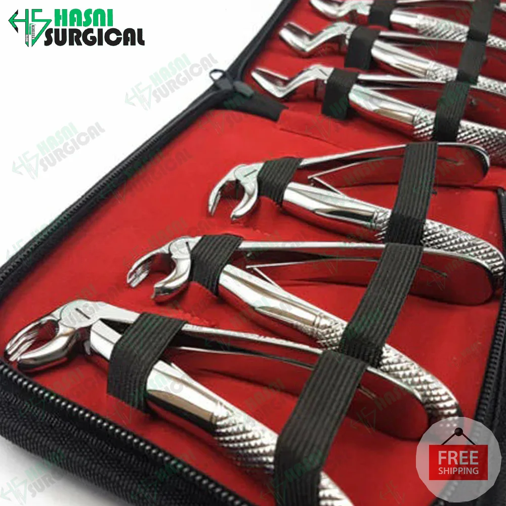 Best Quality Dental equipment cheap price Dental Extraction Forceps English Pattern Steeliness Steel Dental Equipment CE ISO