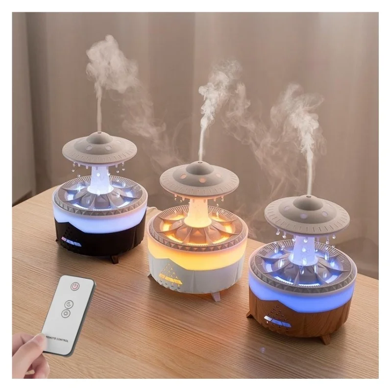 Дождевая капля дождевая вода Difusor De Aroma Ufo облако увлажнитель ночного света Электрический Ароматический диффузор