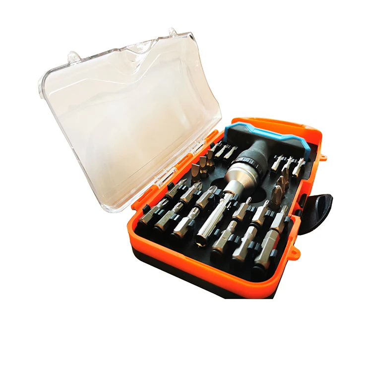 25pcs T-handle Ratchet Screwdriver Set Ratchet Screwdriver Handle Precision Screwdriver Bit Set