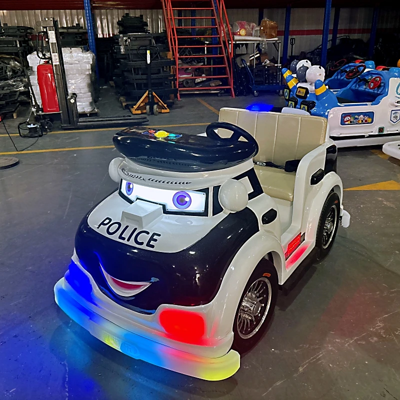 Best Service Light&Music Small Amusement Rides Kids Battery Bumper Car Traffic Driving Simulator For Park And Mall
