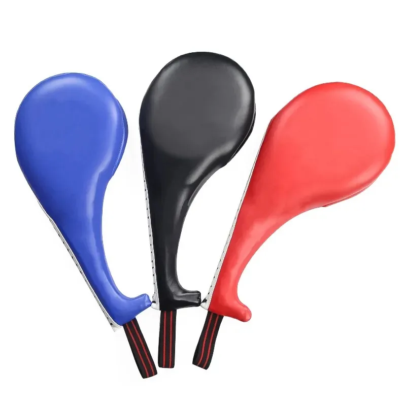 Karate Muay Thai Kick Sparring Martial Arts Curved Focus Leather Training Hand Boxing Pads Punching Mitts