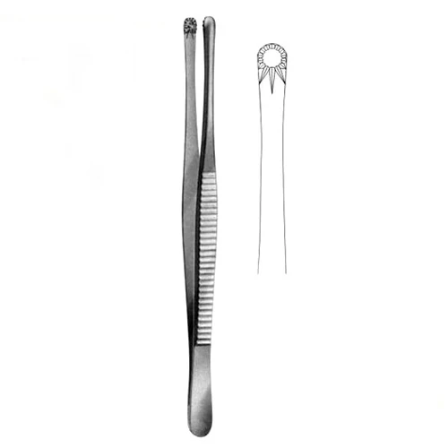RUSS-MODEL Tissue and Lung Dissecting Forceps Dressing Forceps Stainless Steel Straight Custom CE Hospital Medical PK 3 Years