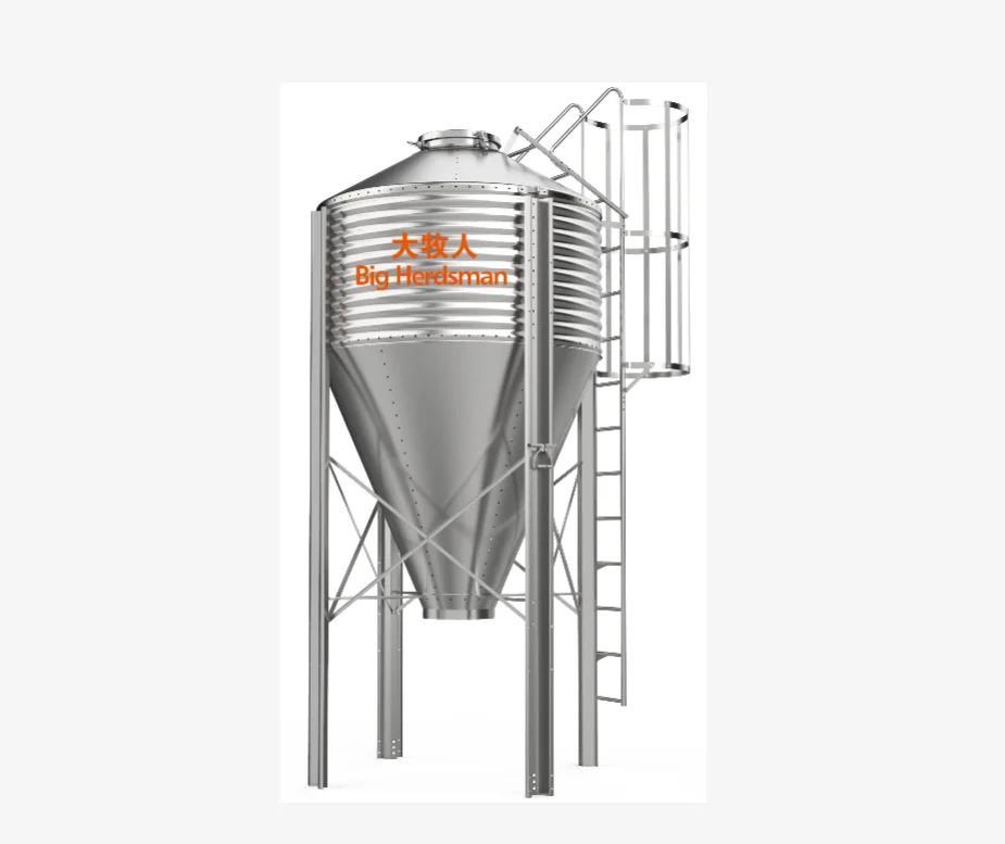 poultry silo for rust-proof long service life hot dip galvanized poultry chicken feed storage silo