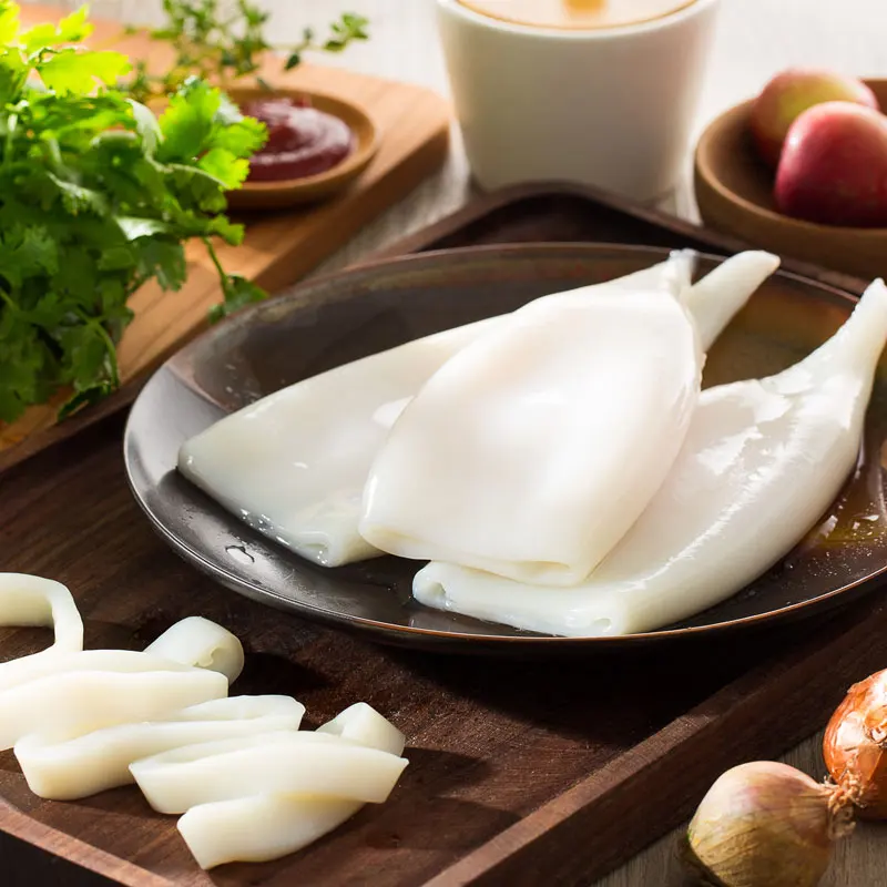 Frozen Illex Squid Tubes & Whole Tentacles 1380