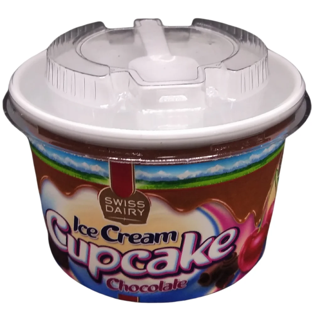 230cc 8oz Leakproof Round Customizable Food Grade Disposable Plastic Cup and PP Plastic Clear Spoon Lid  for Ice Cream Packaging