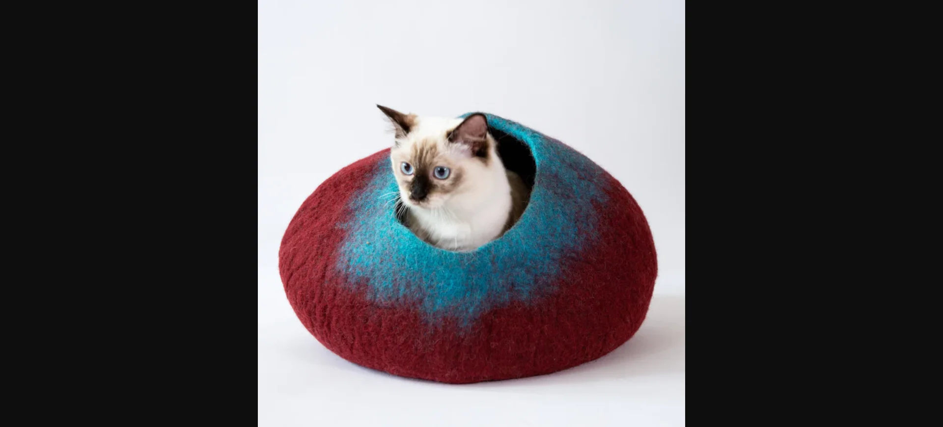 Amazon Top Selling Felt Wool Handmade Cat Cave Bed Chemicals Free Faire Trade Factory Nepal