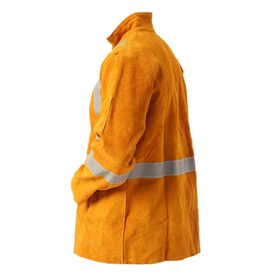 Customized Logo High Quality Welding Jacket Safety Heat Resistant Winter Jacket For Sale Waterproof