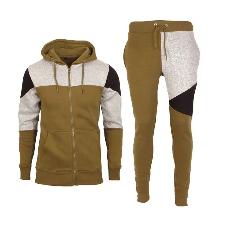 Sweatsuit/Jogging track suit/Cotton fleece sportswear tech fleece jacket fitness design men tracksuit 2023