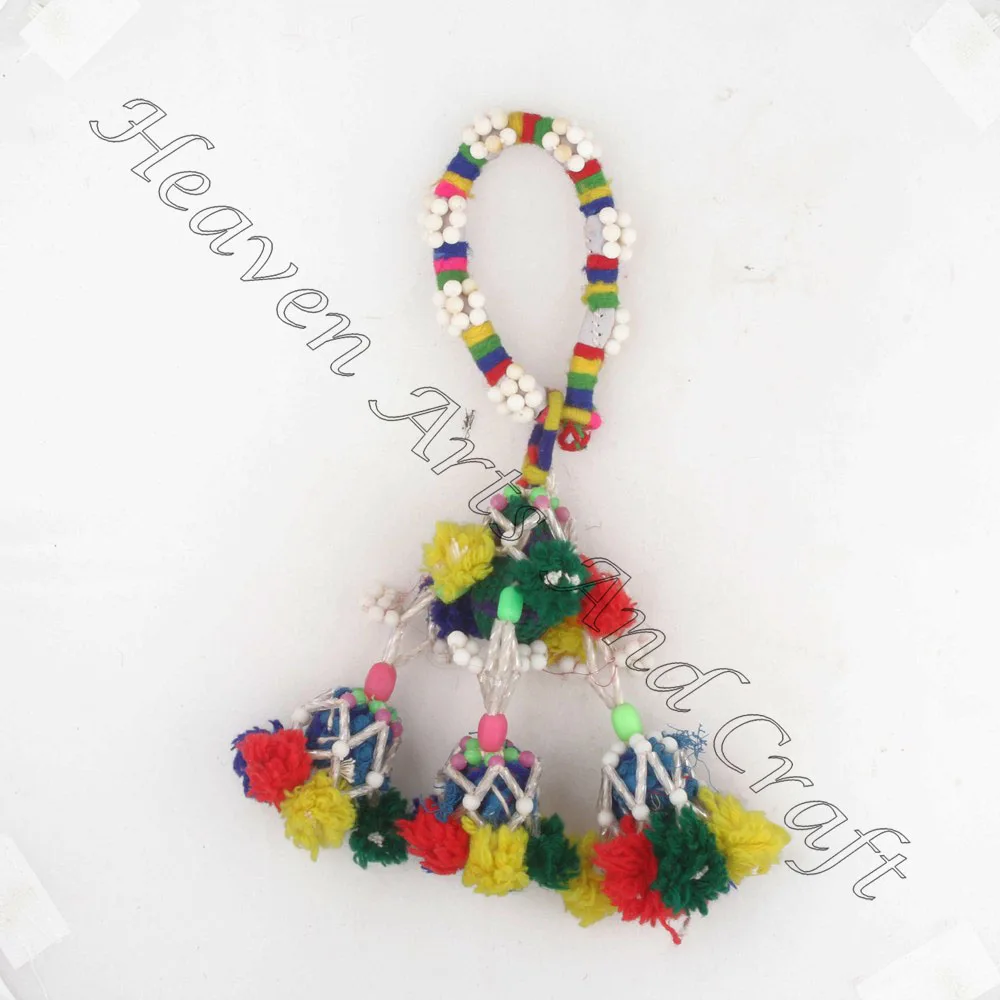 Vintage Rare Gypsy Banjara Tribal Fusion Belly Dance Armlet Anklet Bracelets Women Jewelry Boho Rainbow Summer Beaded Bracelet