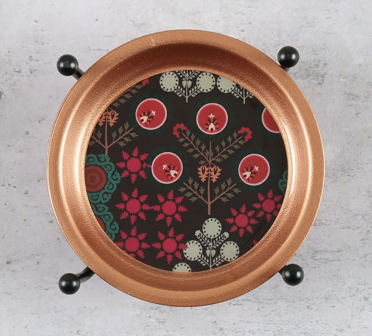 Custom Metal Copper Coasters Cup Mat Beer Coaster Table Decor Amazing Cut work Design Round Shape Best Quality