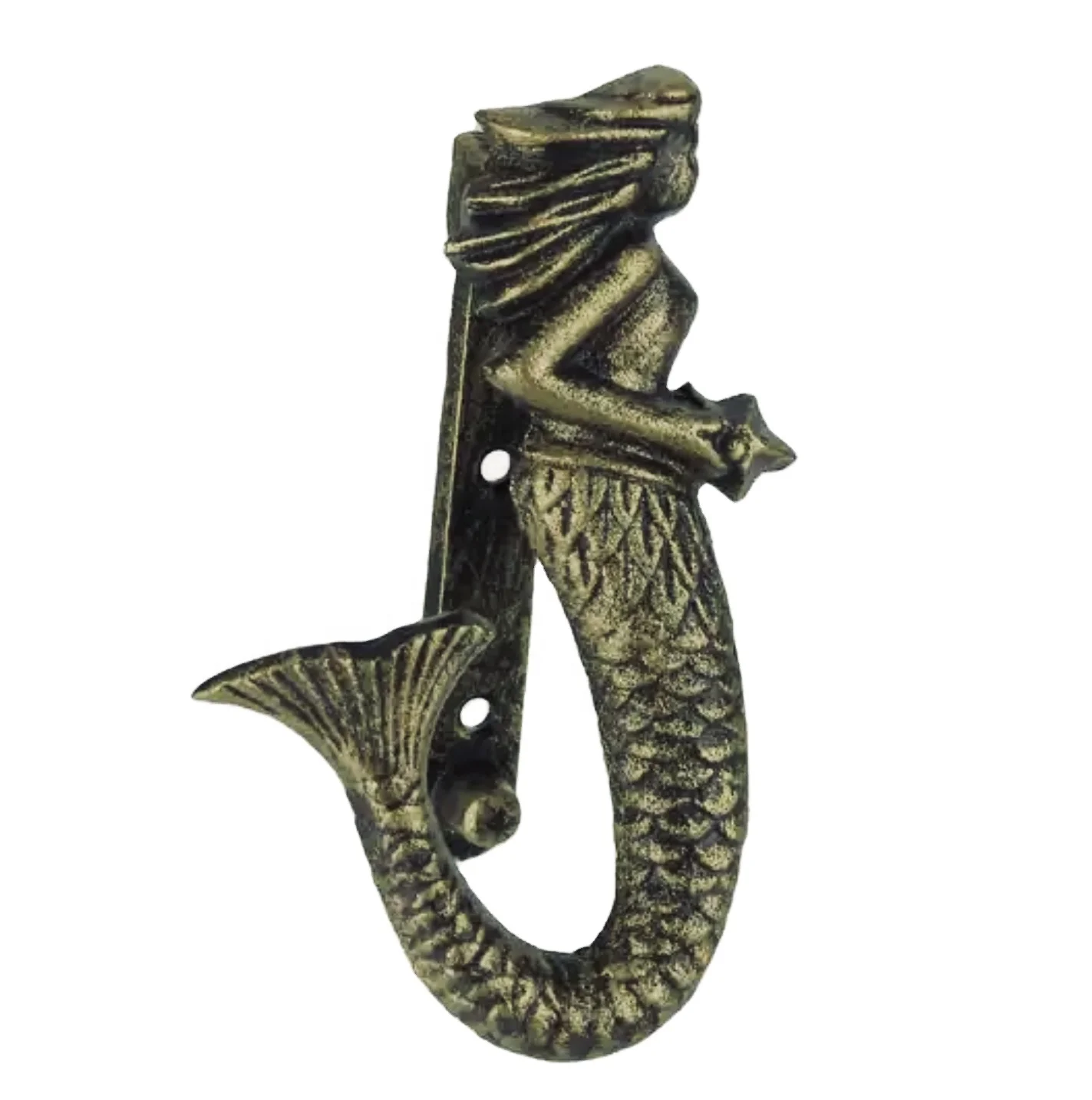 Cast Iron Antique Brass finish Fox Shape Door Knocker