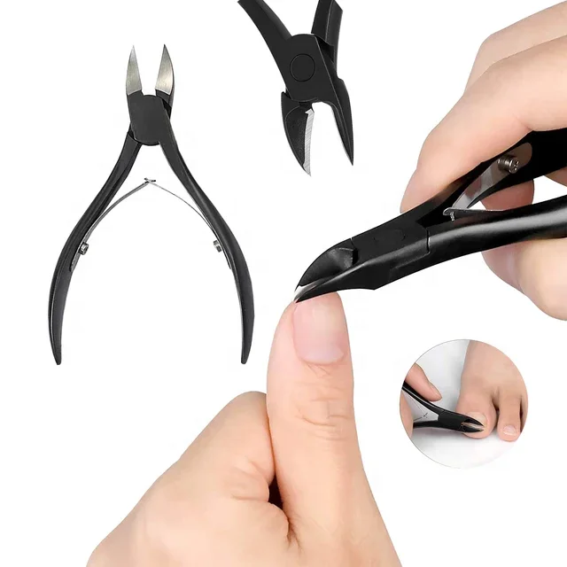 Wholesale Cuticle Scissor Nail Cuticle Pusher Tweezer Rainbow Cutter Nipper Clipper Dead Skin Remover Manicure Nail Nipper