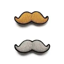 China Bullion Wire Hand Embroidery BEE pin brooch #00941