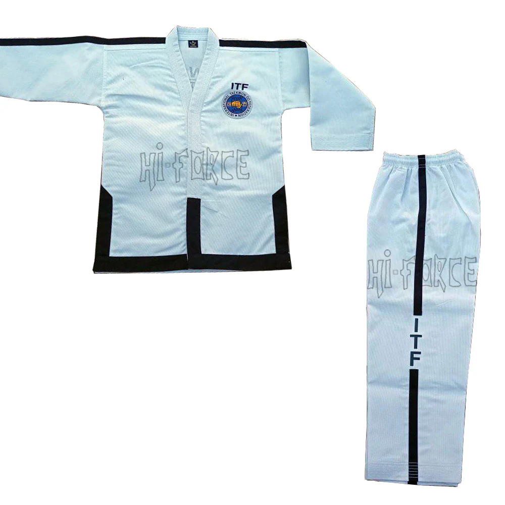 New Custom Brand  ITF Master Diamond Uniform TKD Uniform Embroidery Master Taekwondo ITF Dobok