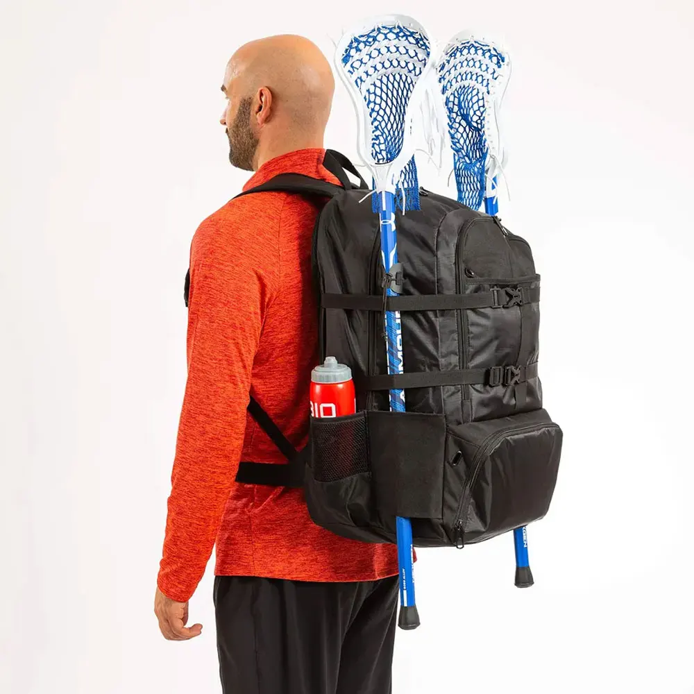 Field Hockey Sports Backpack Outdoor Lacrosse Equipment Bag with Stick Holder For Sports User