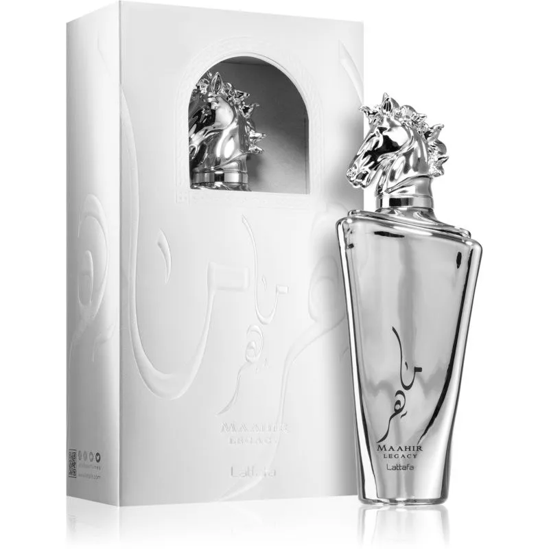 Perfume MAAHIR LEGACY  By Lattafa 100 ML for Unisex Eau de perfume Dubai Arabic perfumes UAE