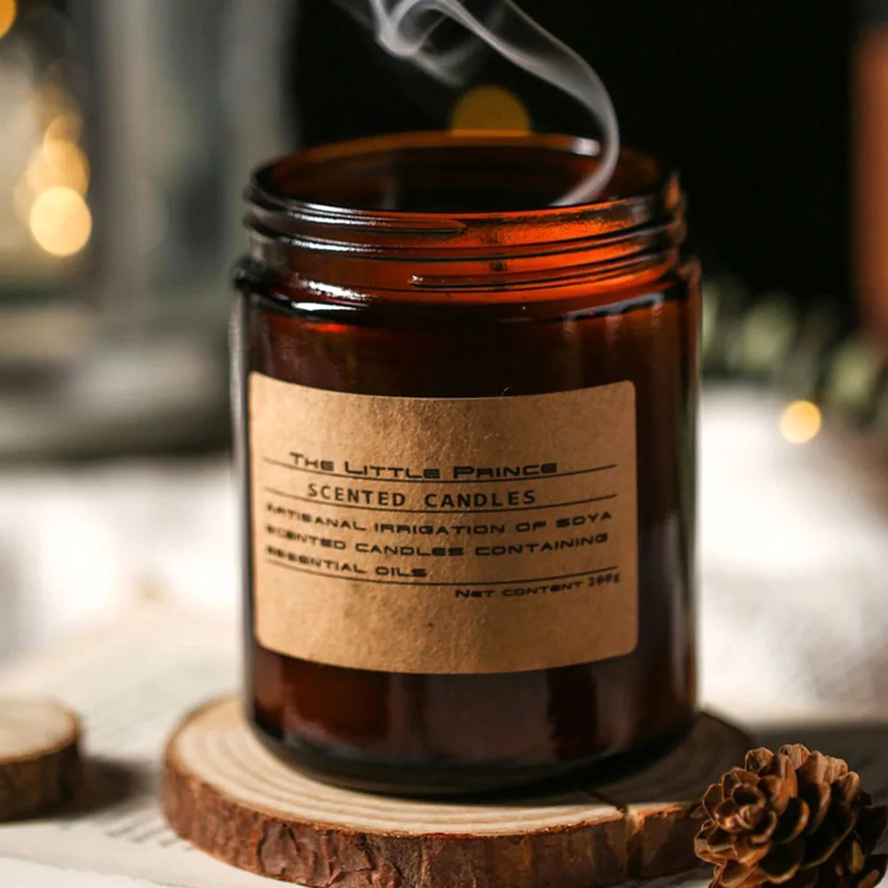 High Quality Top New Brand Fragrance Wholesale 100% best soy scented candle in glass candle jar with lid