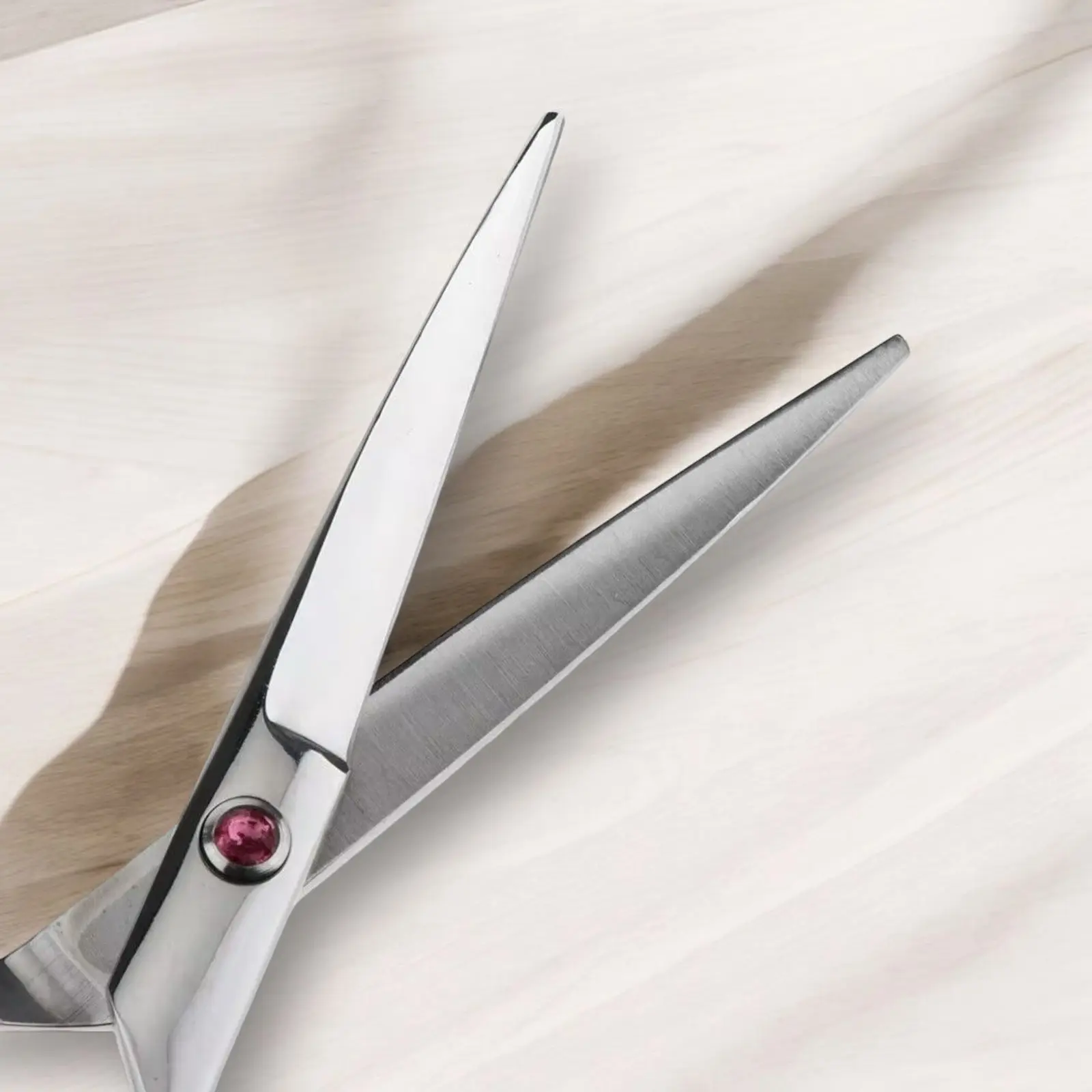 Ножницы для стрижки волос 420 из нержавеющей стали с прямым лезвием ножницы серебряные Парикмахерские