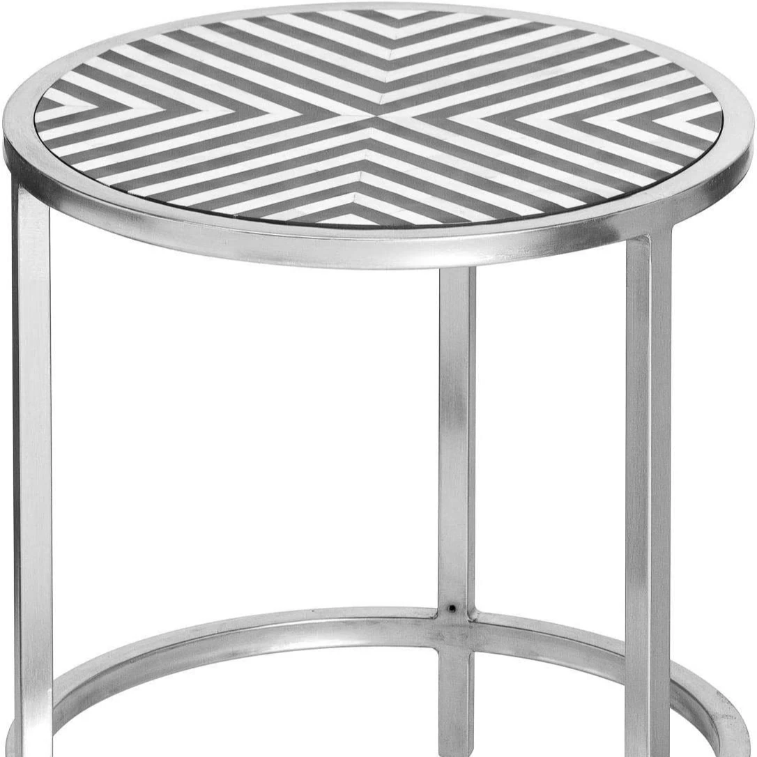 Artisan Crafted Elegance: Bone Inlay Side Table Takes Home Decor to the Next Level By United Trade World