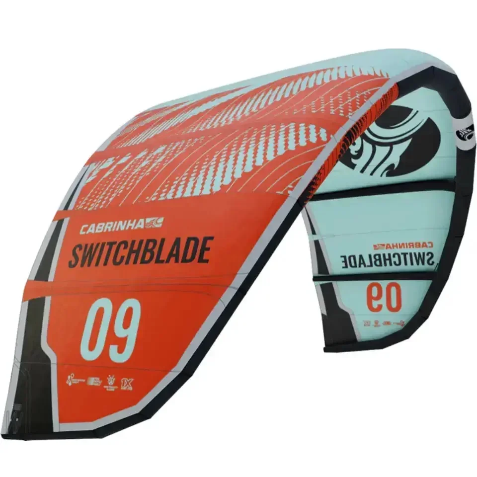 NEW PRODUCT Cabrinha Switchblade 12m Orange kite for kiteboarding & kitesurfing