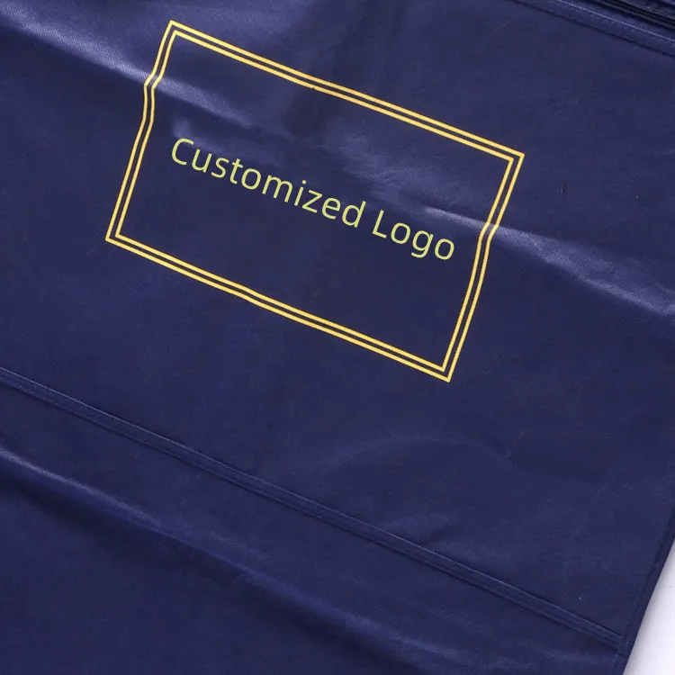 Vietnam factory RPET non woven eco-friendly foldable garment bag suit cover dustproof bag