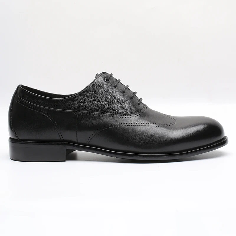 Genuine leather oxford business shoes official leather black shoe for men