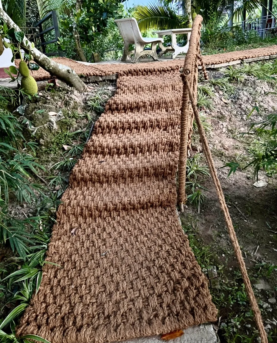 Coir Mat Roll Coconut Fiber Mat With The Length Up To 15m For Road Paving Wholesale Price