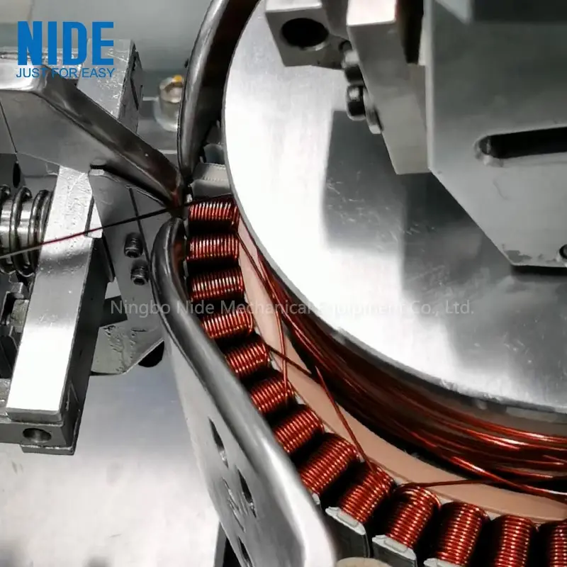 Automatic BLDC Motor Wheel Hub Motor Winding Machine For Electric Motorcycle
