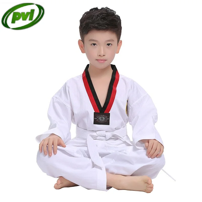 Top quality Custom logo With cheap rate for wtf approved taekwondo uniform